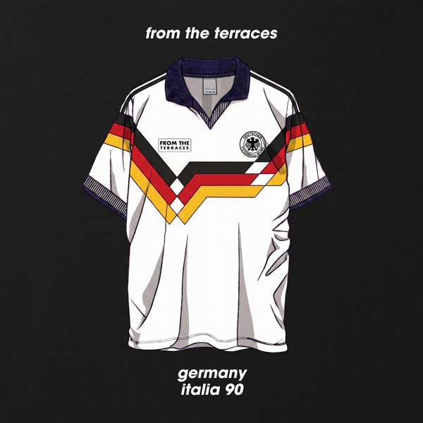 Germany Italia 90 Home Kit T-Shirt Black
