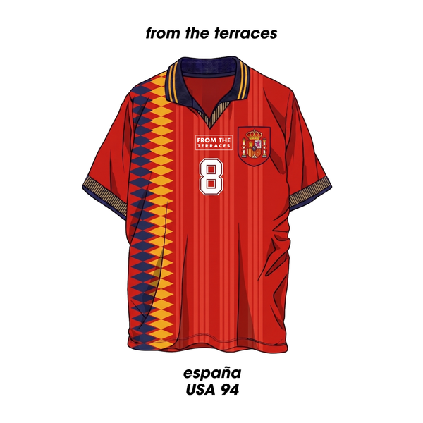Spain USA 94 Home Kit T-Shirt White