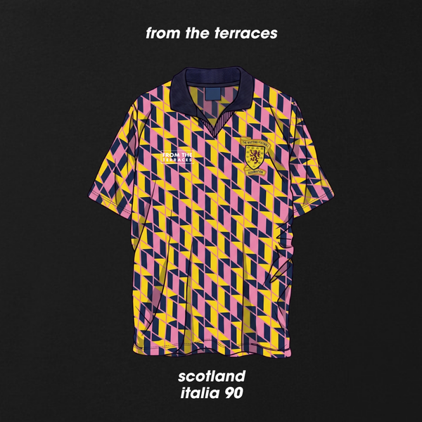 Scotland Italia 90 Third Kit T-Shirt Black