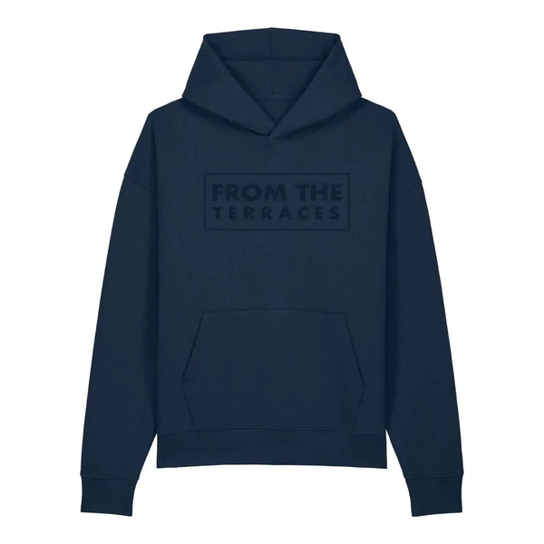 Stealth Heavyweight Hoodie Navy From The Terraces