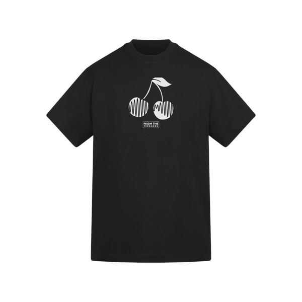 AM Cherry Heavyweight Oversized T-Shirt Black
