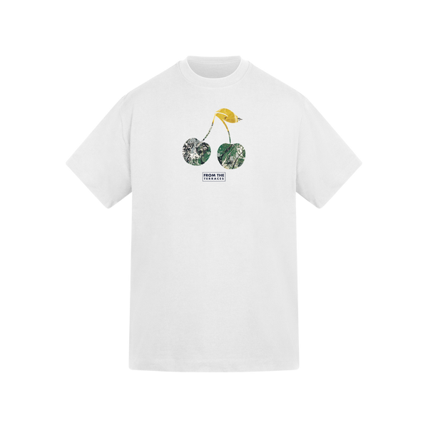 1989 Cherry Heavyweight Oversized T-Shirt White