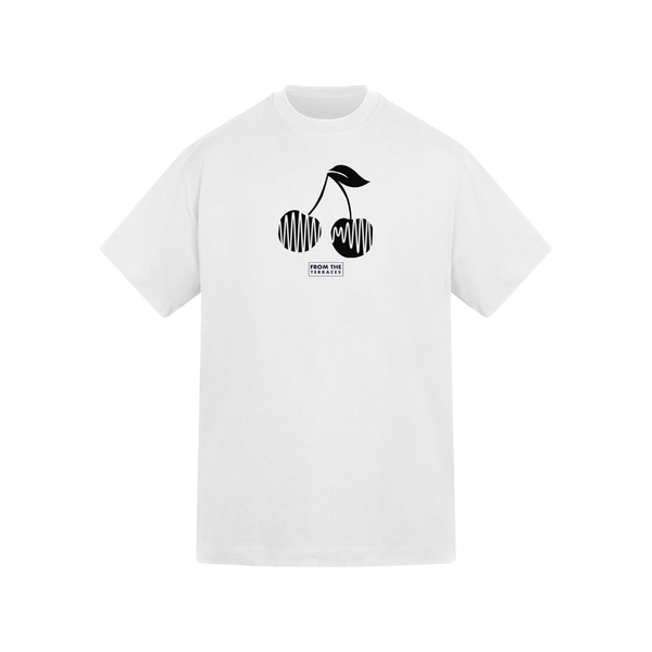 AM Cherry Heavyweight Oversized T-Shirt White