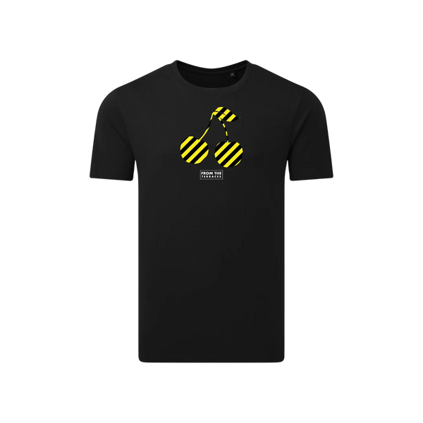 Hacienda Cherry T-Shirt Black From The Terraces