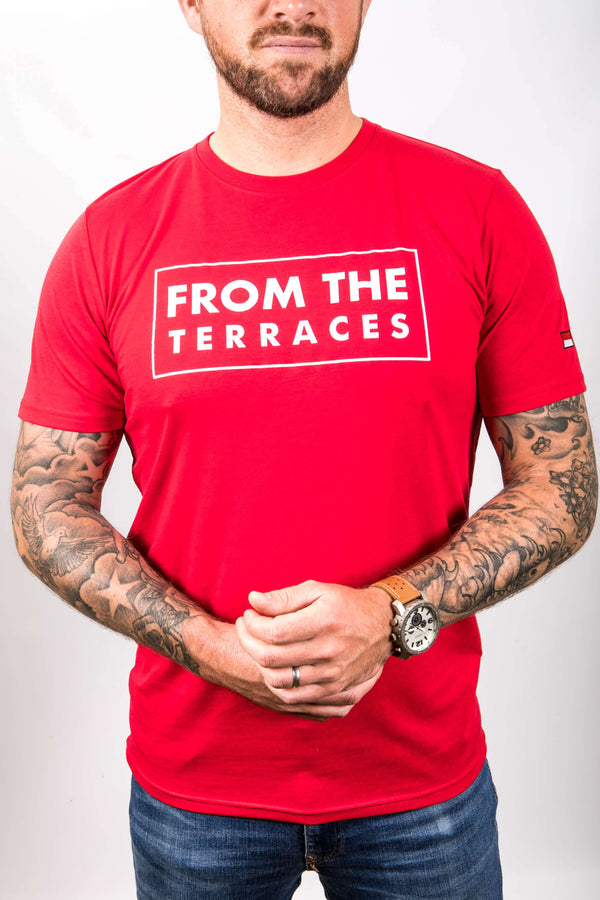 From The Terraces Tee - Red