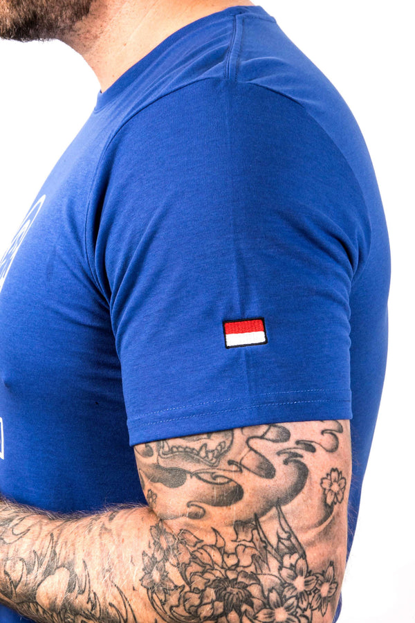 From The Terraces Tee - Blue