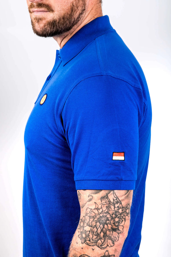 Classic From The Terraces Short Sleeve Polo - Blue From The Terraces