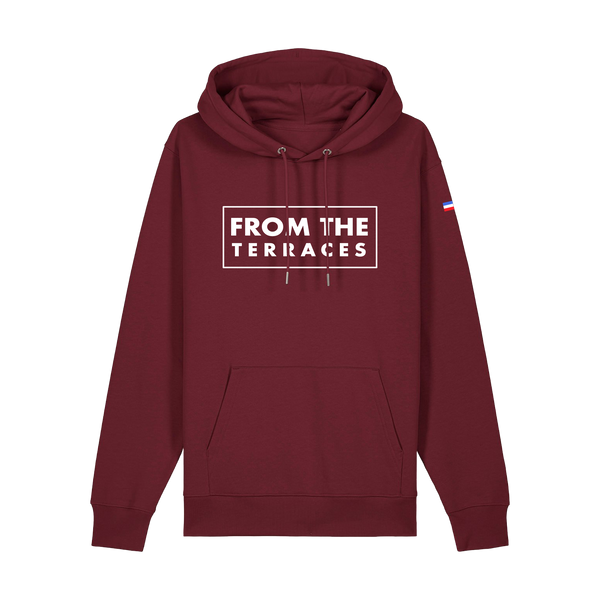 From The Terraces Hoodie - Burgundy