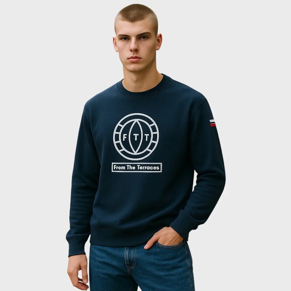 OG FTT Sweatshirt - Navy - White From The Terraces