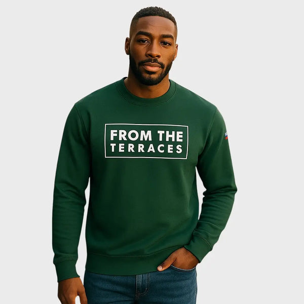 From The Terraces Sweatshirt - Bottle Green From The Terraces