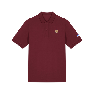 Classic From The Terraces Short Sleeve Polo - Burgundy