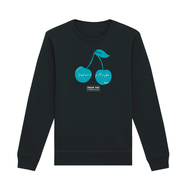Maybe Cherry Sweatshirt Black