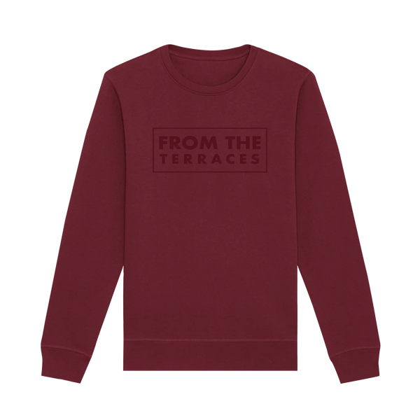 Stealth Sweatshirt Burgundy From The Terraces