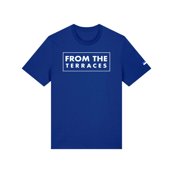 From The Terraces Tee - Blue