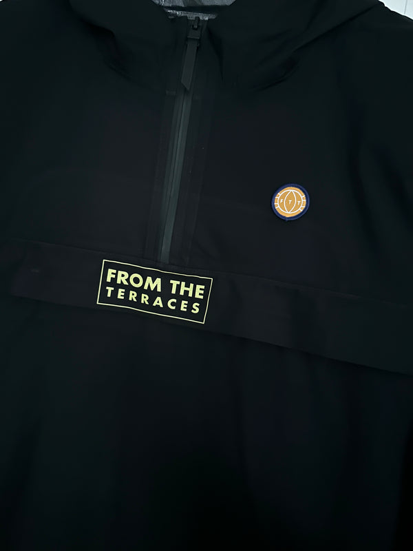 The Awayday Waterproof 1/4 Zip Windbreaker - Black