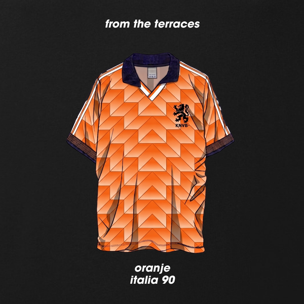 Netherlands Italia 90 Home Kit T-Shirt Black