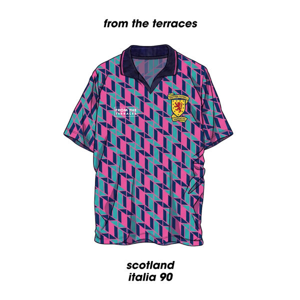 Scotland Italia 90 Fourth Kit T-Shirt White