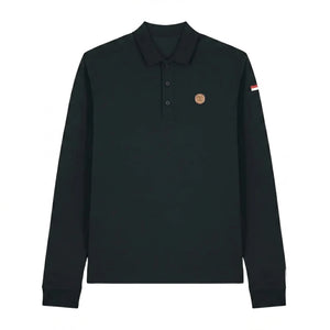 Classic From The Terraces Long Sleeve Polo - Black – From The Terraces