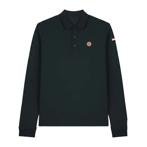 Classic From The Terraces Long Sleeve Polo - Black – From The Terraces