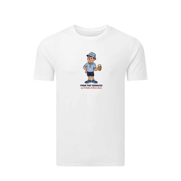 Terry England Away Euro 96' T-Shirt White