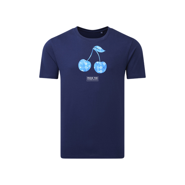 England Italia 90' Blue Cherry T-Shirt Navy