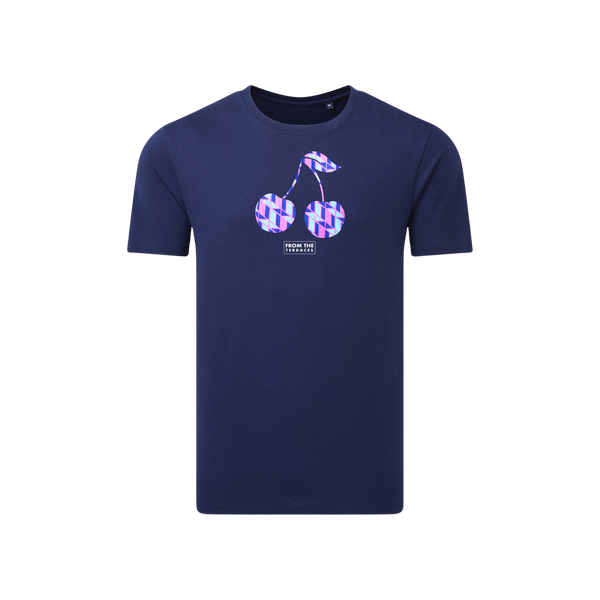 Scotland Italia 90' Third Kit Cherry T-Shirt Navy