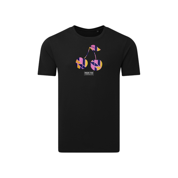 Scotland Italia 90' Fourth Kit Cherry T-Shirt Black