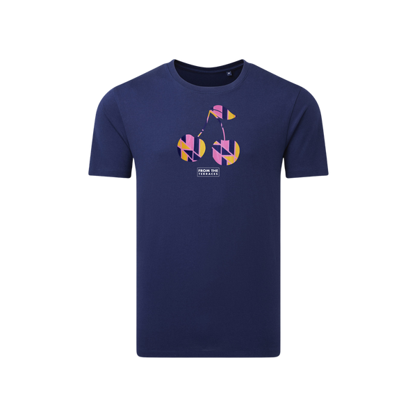 Scotland Italia 90' Fourth Kit Cherry T-Shirt Navy