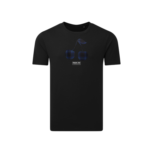 Scotland Tartan Cherry T-Shirt Black