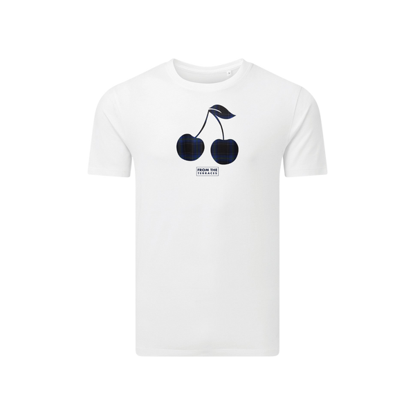 Scotland Tartan Cherry T-Shirt White
