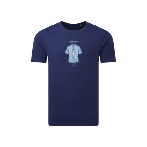 England Euro 96 Away Shirt T-Shirt Navy – From The Terraces