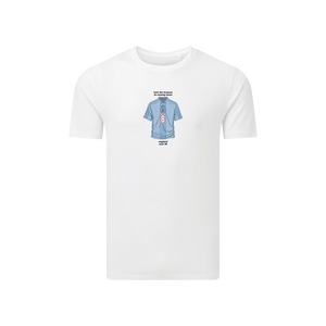 England Euro 96 Away Shirt T-Shirt White – From The Terraces