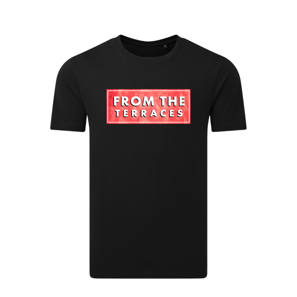 England Italia 90' Red FTT Logo T-Shirt Black
