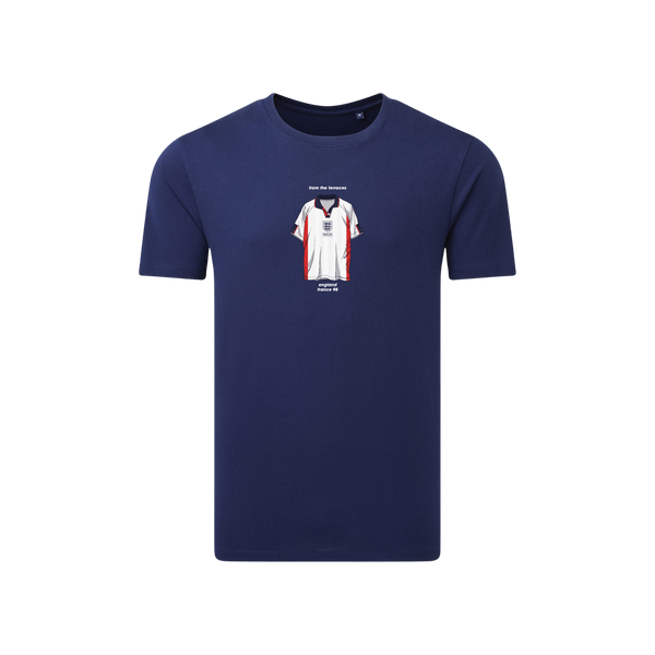 England France 98 Shirt T-Shirt Navy – From The Terraces