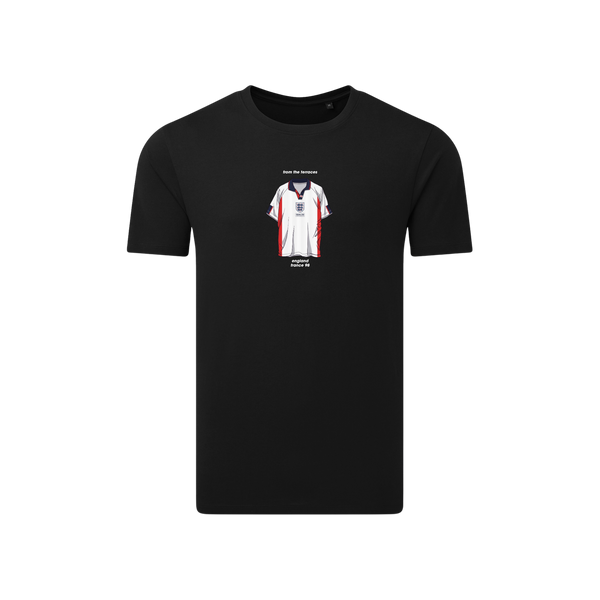 England France 98 Shirt T-Shirt Black – From The Terraces
