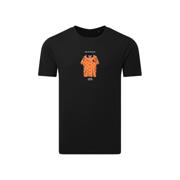 Netherlands Italia 90 Home Kit T-Shirt Black