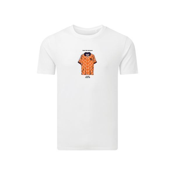 Netherlands Italia 90 Home Kit T-Shirt White