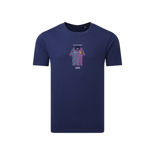 Scotland Italia 90 Fourth Kit T-Shirt Navy