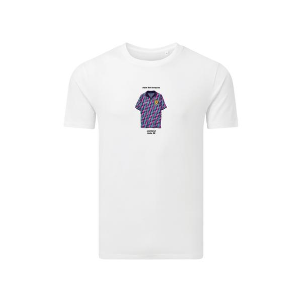 Scotland Italia 90 Fourth Kit T-Shirt White