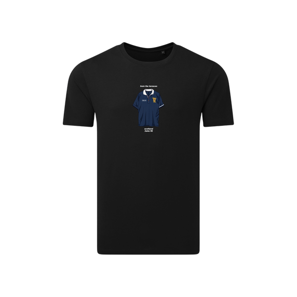 Scotland Italia 90 Home Kit T-Shirt Black