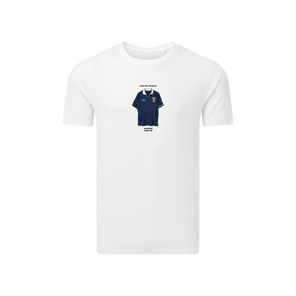 Scotland Italia 90 Home Kit T-Shirt White
