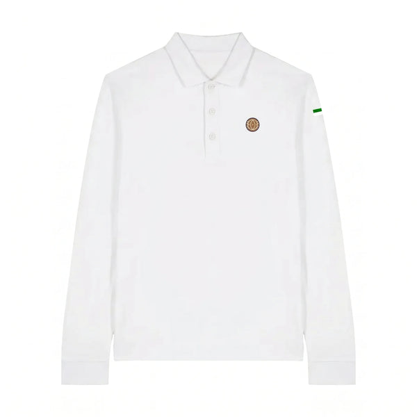 Classic From The Terraces Long Sleeve Polo - White – From The Terraces
