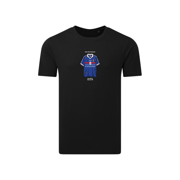 France 98 France Home Kit T-Shirt Black – From The Terraces