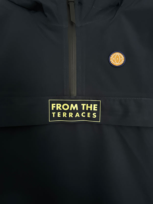 The Awayday Waterproof 1/4 Zip Windbreaker - Navy