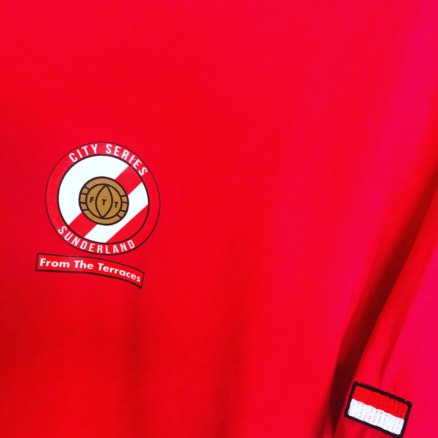 Sunderland City Series Tee - Red and White - From The Terraces