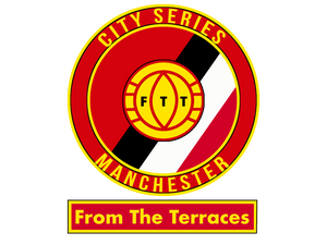 Manchester Series Tee - Red, Black and White - From The Terraces