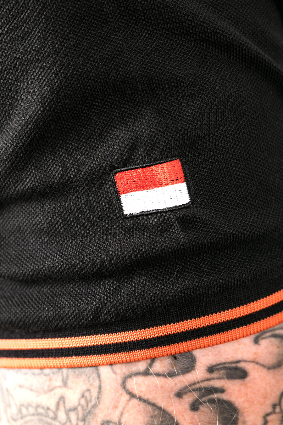 Black and Orange Tipped FTT Polo