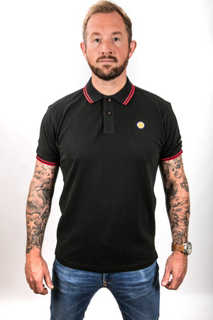 Black and Red Tipped FTT Polo