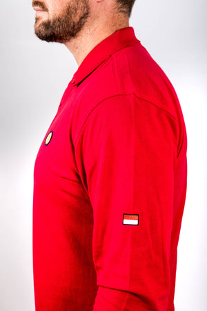 FTT Red Long Sleeved Polo