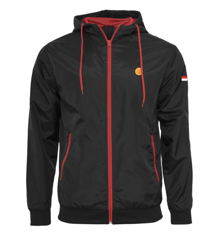 Outlet - XL Black/Red Mowbray Jacket with Red and White Sleeve